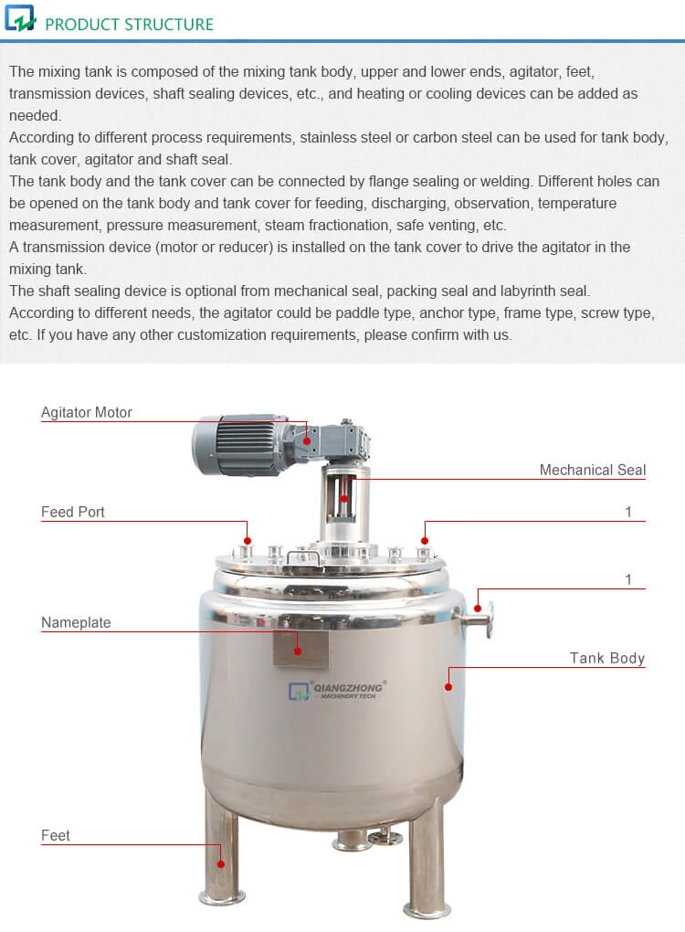 Steam-heating and Mixing Tank