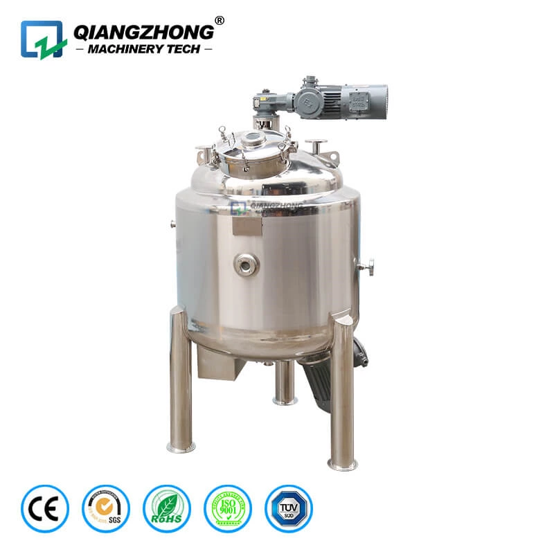 500L electric heating kettle bottom emulsification stirring tank
