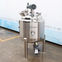 500L electric heating kettle bottom emulsification stirring tank