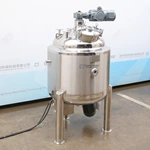 500L electric heating kettle bottom emulsification stirring tank