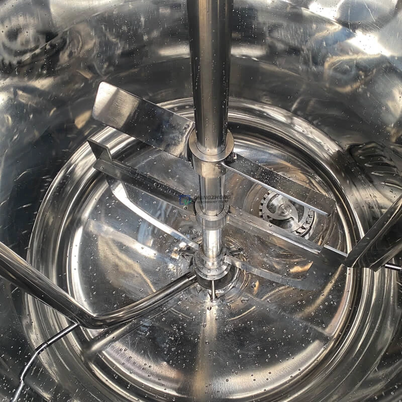 500L electric heating kettle bottom emulsification stirring tank