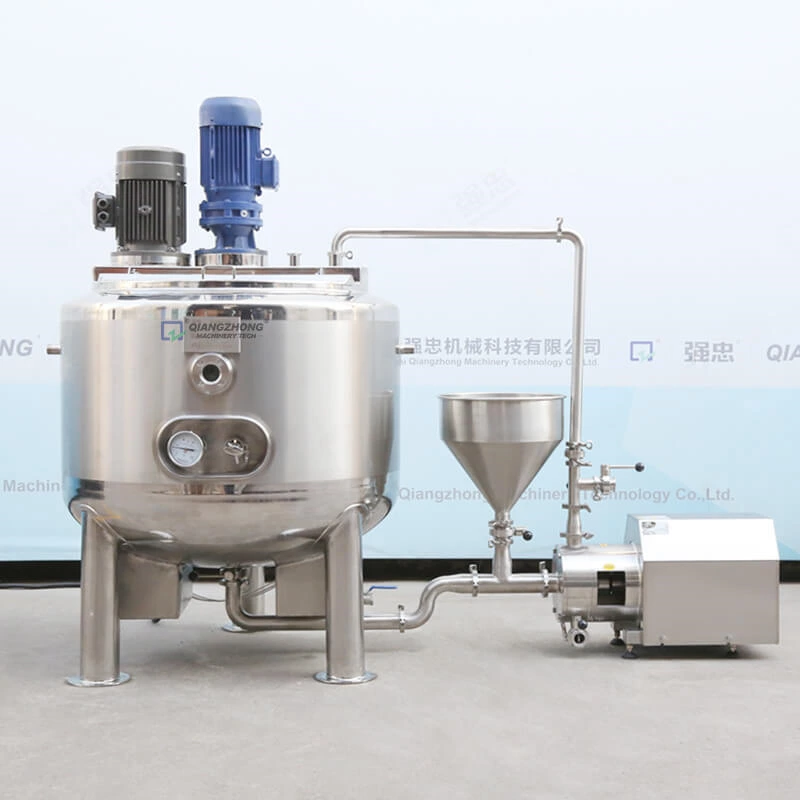 Circulating emulsification mixing tank + emulsification pump