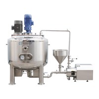 Circulating emulsification mixing tank + emulsification pump