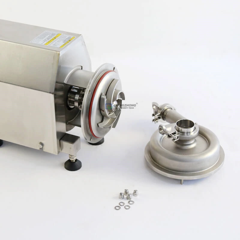 Sanitary stainless steel centrifugal pump