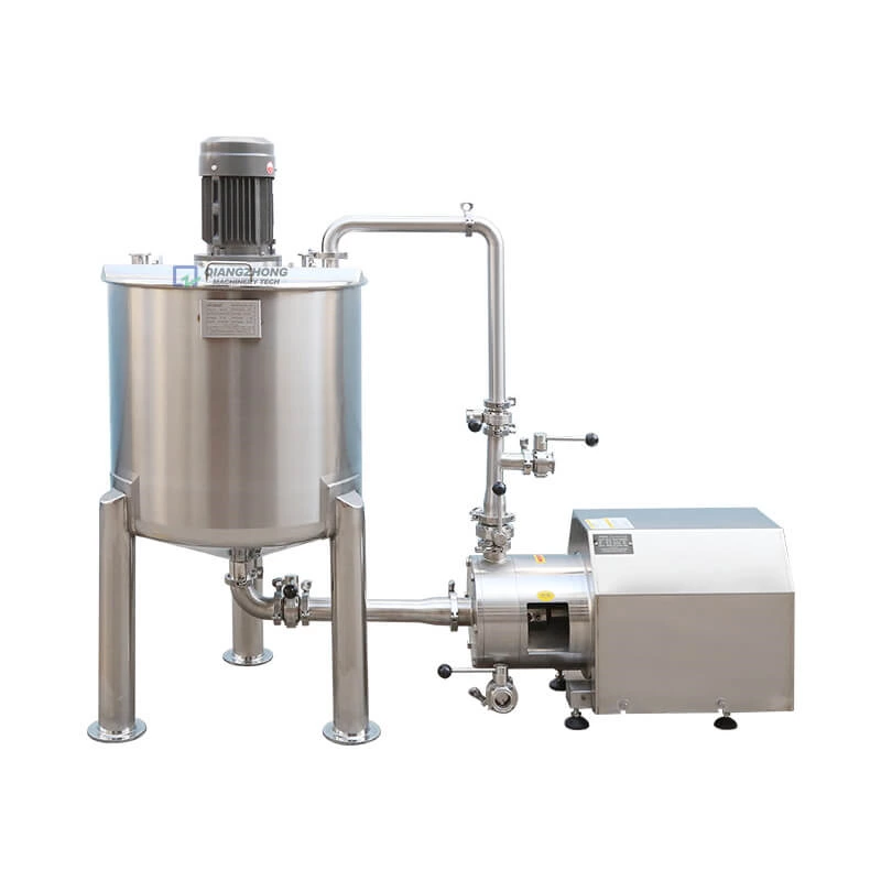 Single layer emulsification tank with emulsification pump