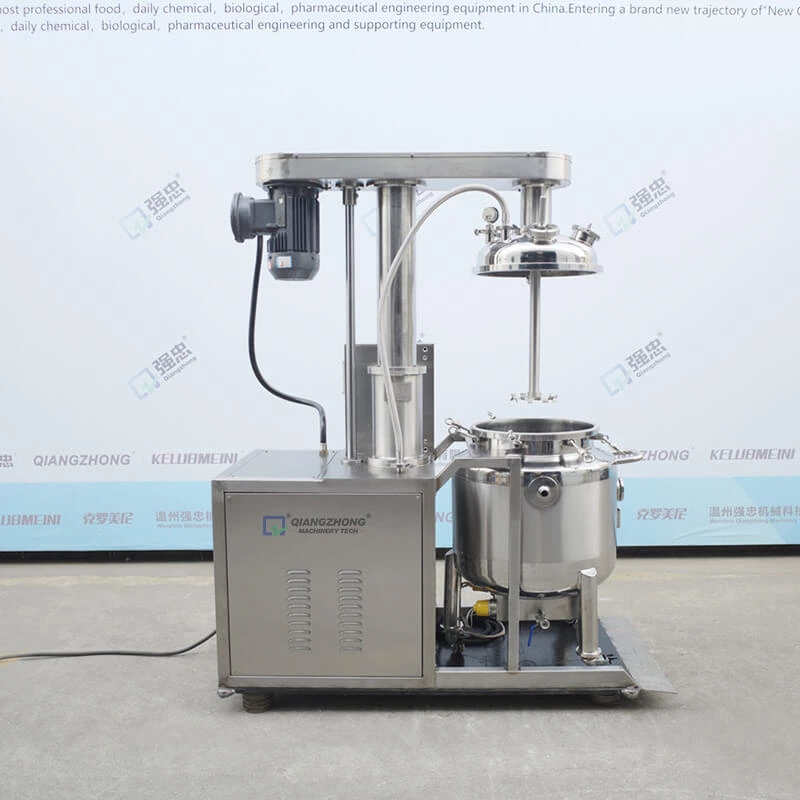 Vacuum Dispersion Tank with hydraulic lifter