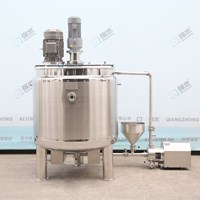 1000L emulsification mixing tank with homogenizing pump