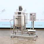 150L electric heating emulsification tank with sanitary pump