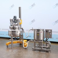 50L emulsification dispersion mixing tank with lifting