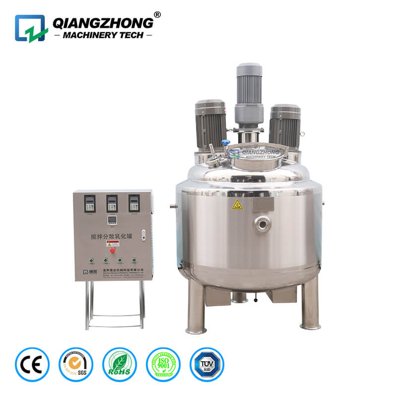 500L electric heating emulsification stirring dispersion tank