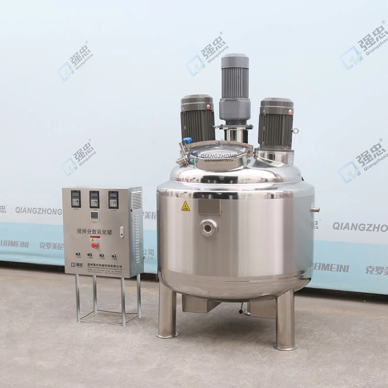 500L electric heating emulsification stirring dispersion tank