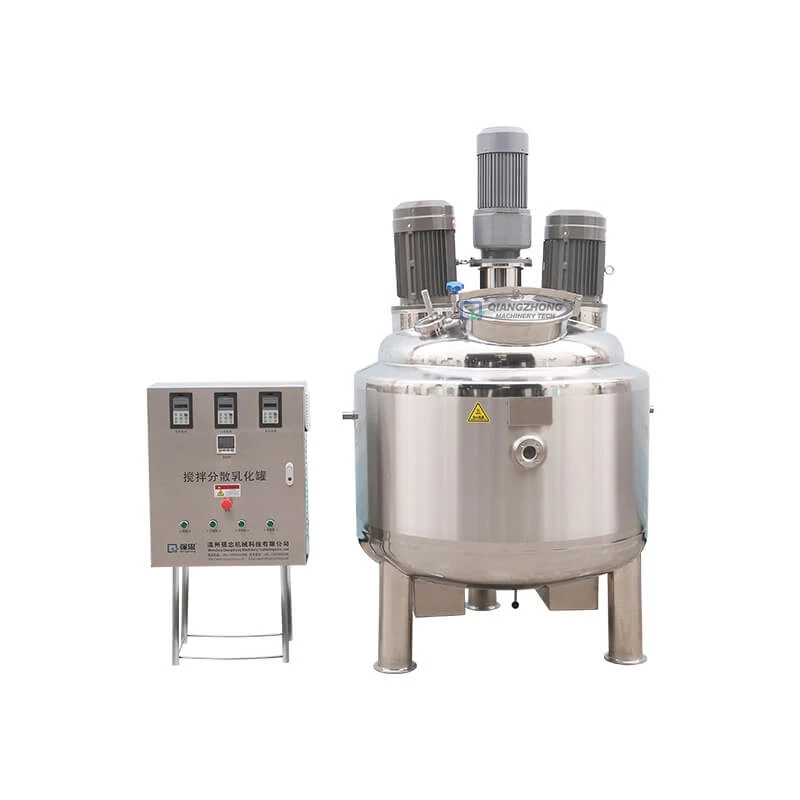 500L electric heating emulsification stirring dispersion tank