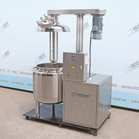 Hydraulic lifting emulsification tank