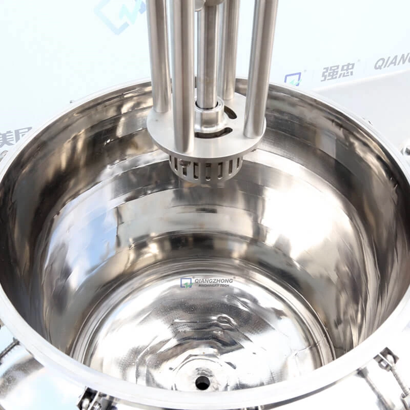 Hydraulic lifting emulsification tank