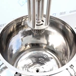 Hydraulic lifting emulsification tank