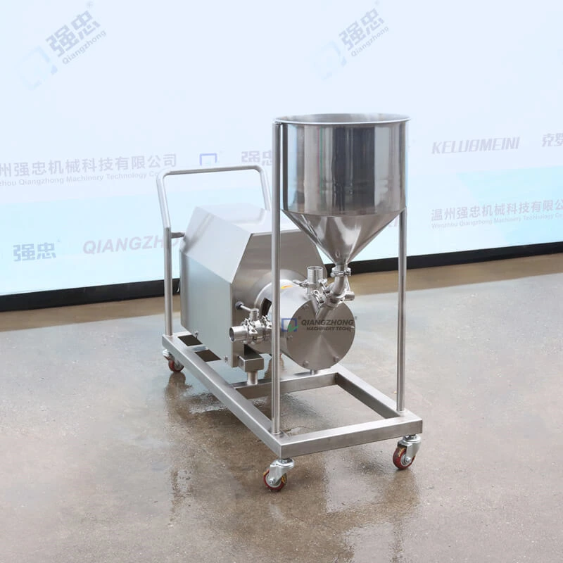 Powder suction emulsification pump with funnel