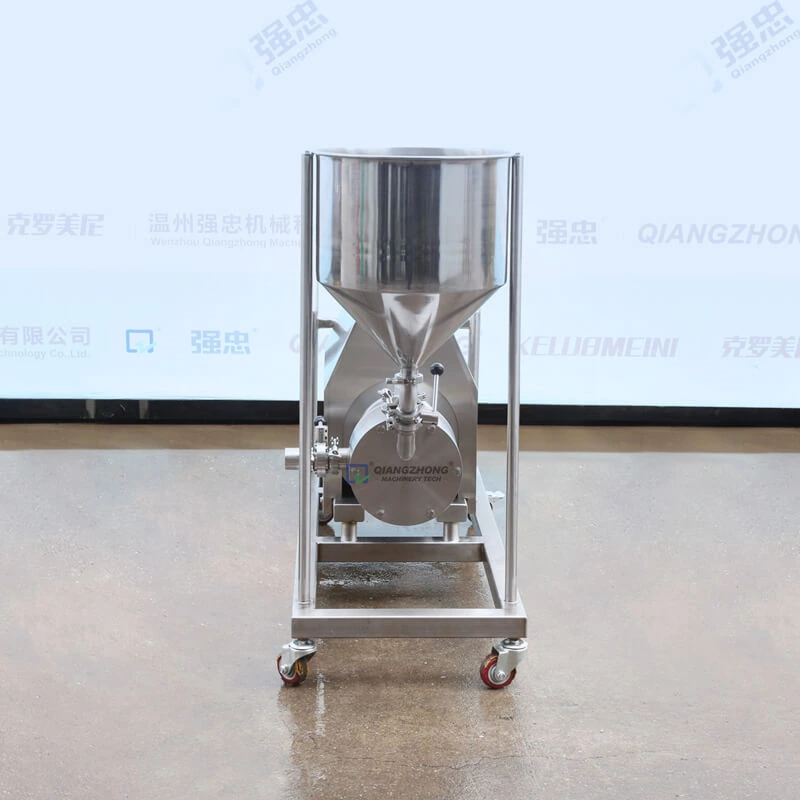 Powder suction emulsification pump with funnel