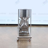 Powder suction emulsification pump with funnel