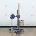 Hydraulic lifting quick flow emulsification machine