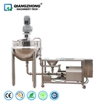 Jaketed Kettle+Powder-liquid Mixer with Platform