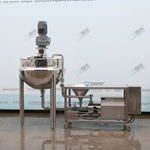 Jaketed Kettle+Powder-liquid Mixer with Platform
