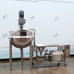 Jaketed Kettle+Powder-liquid Mixer with Platform