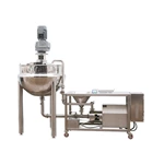Jaketed Kettle+Powder-liquid Mixer with Platform