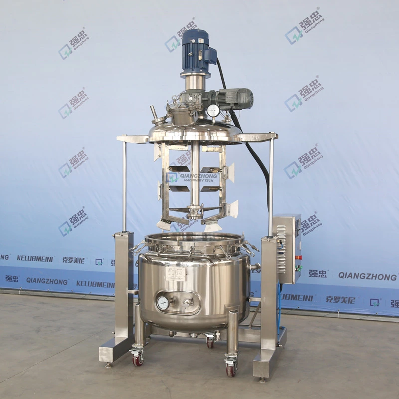 Pneumatic Lifting Dual-speed Stirring Emulsification Tank
